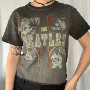 The Beatles crop top